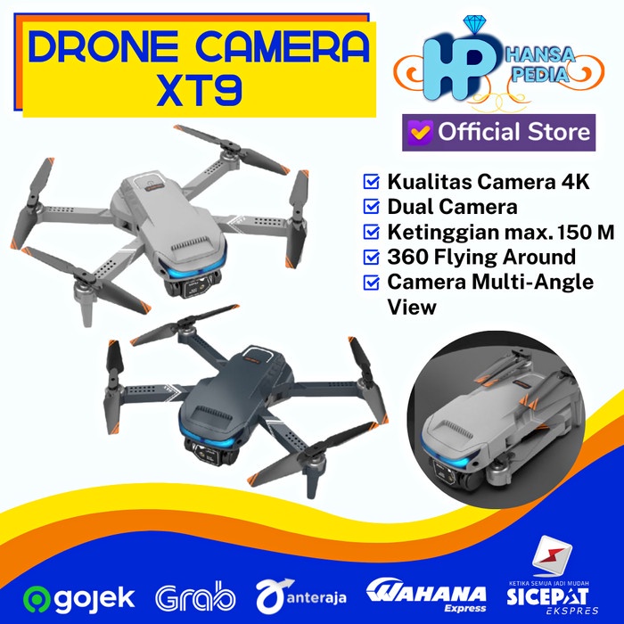 Drone Camera XT9 4K HD 360 Flying Around FREE Bag
