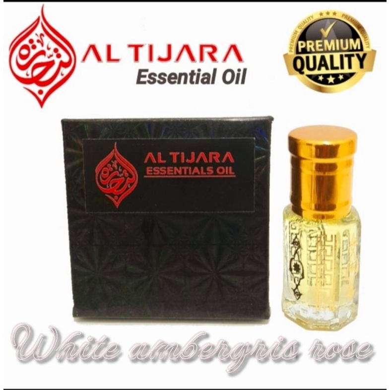 6ml White Ambergris RoseParfum oil parfum arab minyak wangi nabi ambar