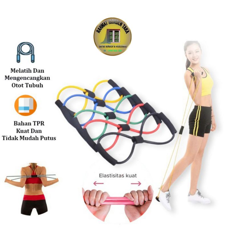 TALI KARET olahraga / TALI STRETCHING ROPE ELASTIS OLAHRAGA