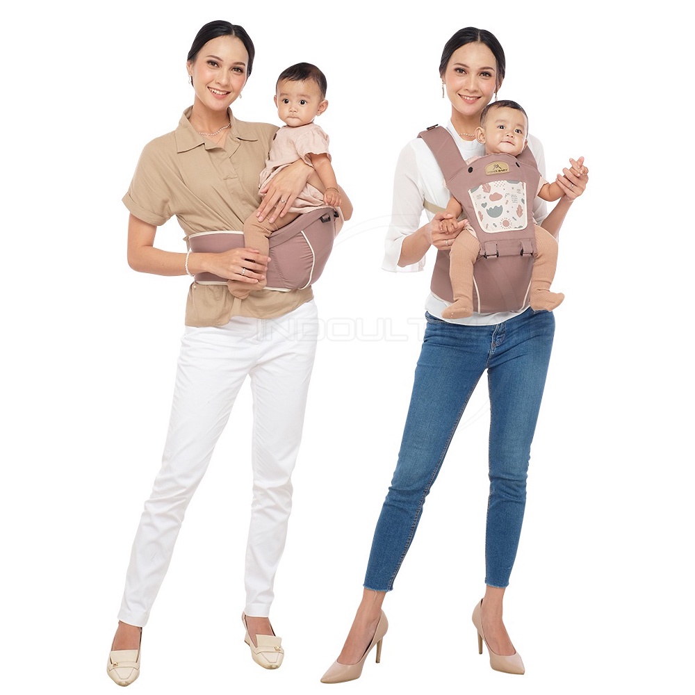 7in1 Way Gendongan Depan Model Terbaru 2023 MOMS BABY Hipseat Bayi + Pelindung Kepala BY-196 Gendongan Bayi Model Terbaru Gendongan Bayi Depan Duduk Gendongan Bayi Samping Gendongan Multifungsi Gendongan Bayi Instan Anti Pegal Baby Carrier