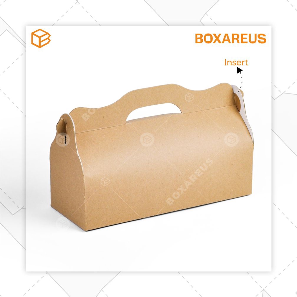 Rollcake Box, Packaging, Dus Kue, Kotak Kue | RC271075 TANPA ALAS (10pc)