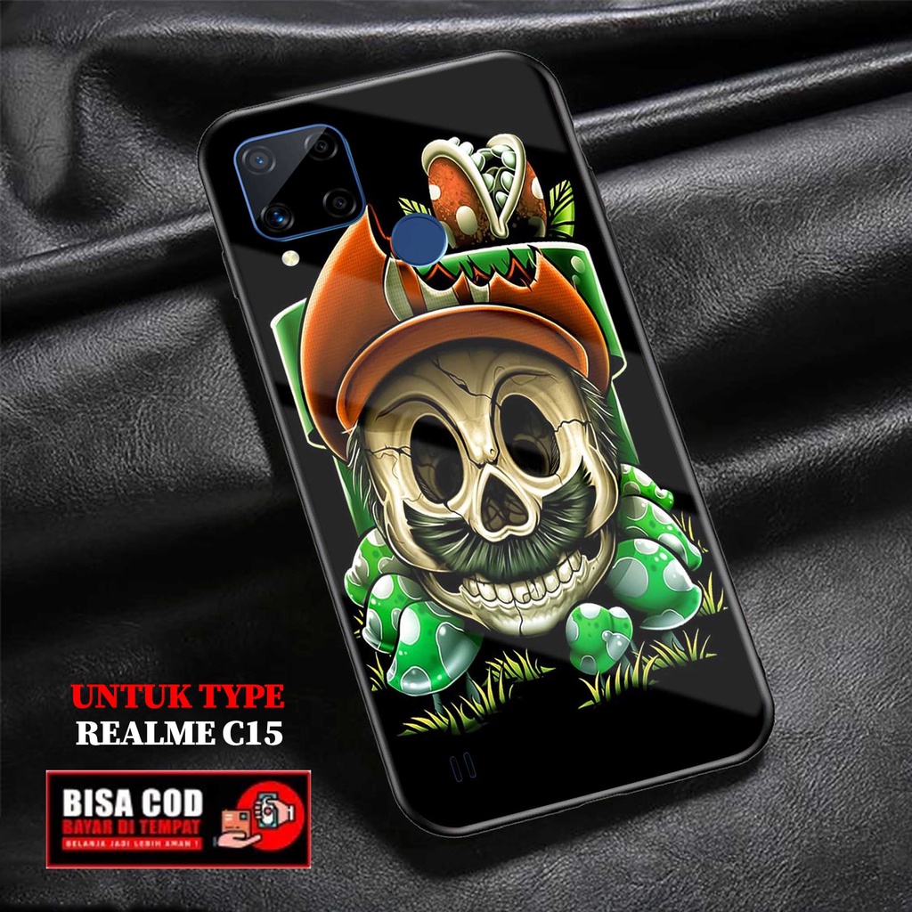 Case Realme C15 - AGM CASE - Fashion Case hp Realme C15 - Casing hp Realme C15 - Silikon hp - Pelind
