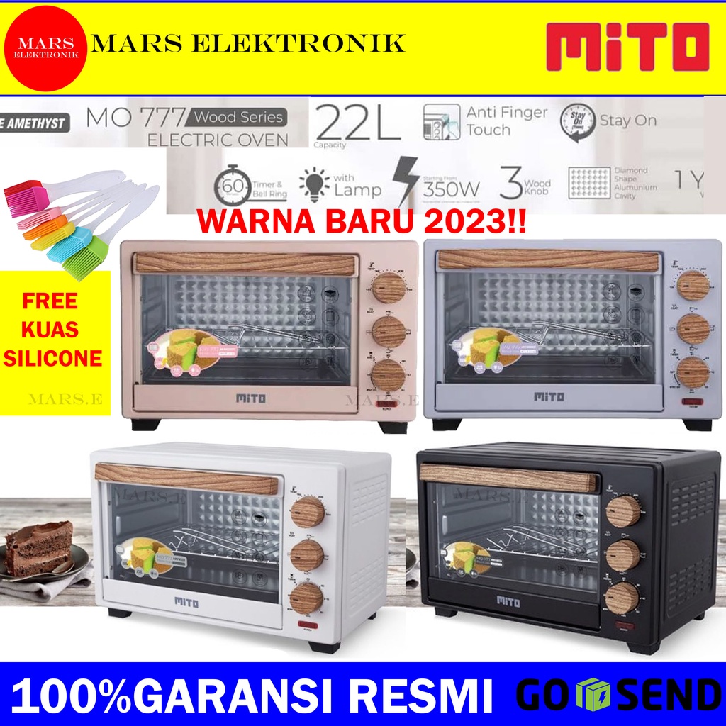 OVEN MITO HIT MO-777 / WOOD SERIES / 22 LITER / MO 777 / OVEN LISTRIK MITO HIT MO 777 / READY