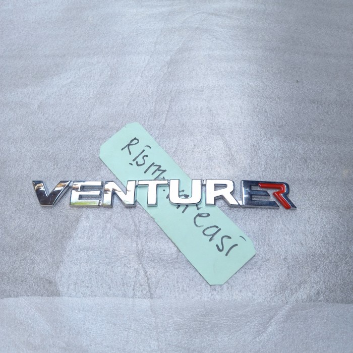 EMBLEM VENTURER /TULISAN VENTURER ORIGINAL CROME