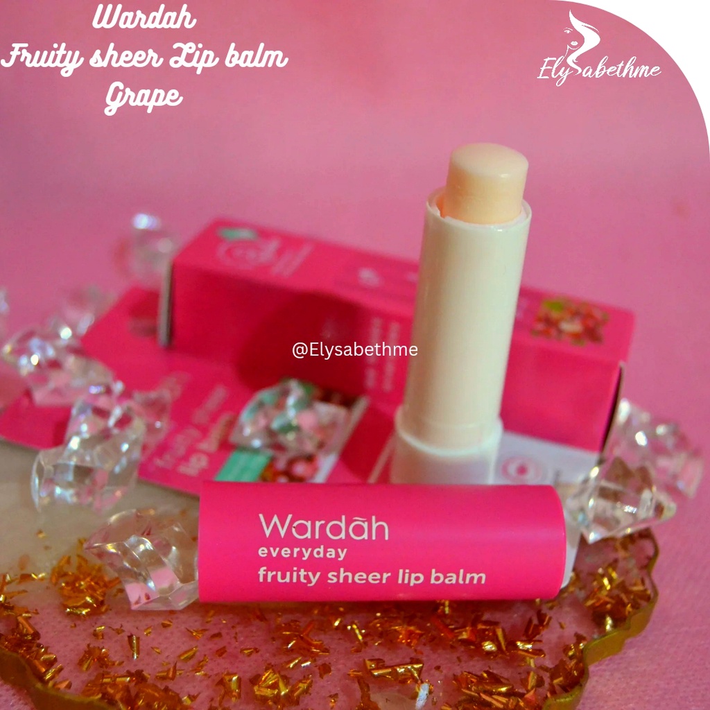 ✿ELYSABETHME✿ 🅆 🄰 🅁 🄳 🄰 🄷 Wardah Everyday Lip Balm lipgloss pelembab bibir anti pecah pecah kering lipbalm halal