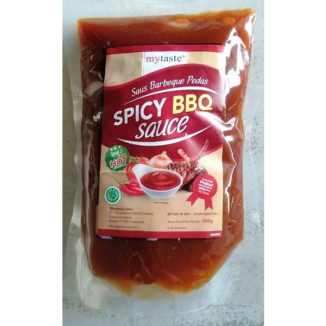 MYTASTE SAUS 500GR RASA BARBEQUE BLACKPEPPER JAMUR