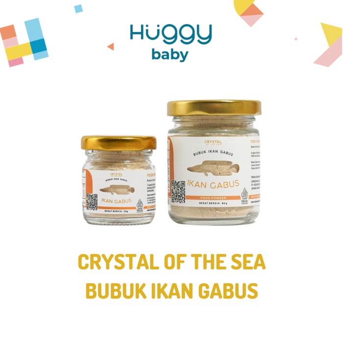 

Crystal of The Sea Gabus Food Powder Bubuk Ikan Gabus MPASI Albumin