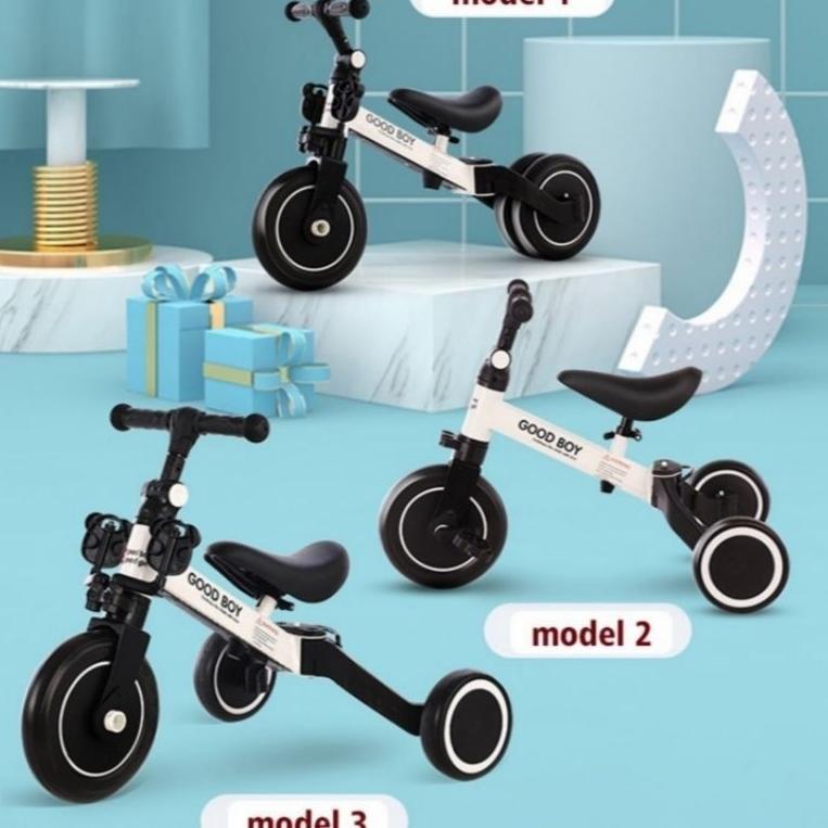 READY Mini Balance Bike 3 in 1 Tricycle sepeda anak Good Boy
