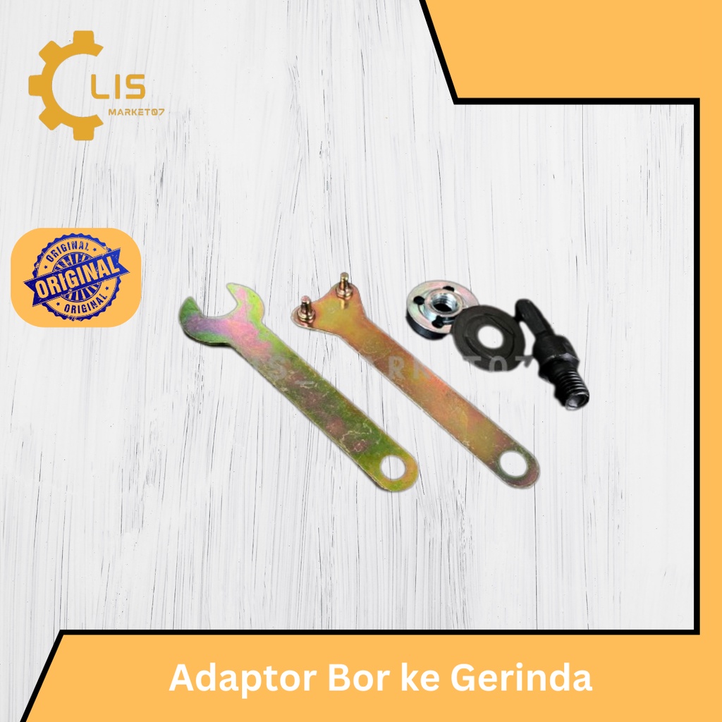 Adaptor Bor ke Gerinda Adapter Gerinda Konektor Adapter Untuk Mesin Bor Drill Adaptor Set Konektor C