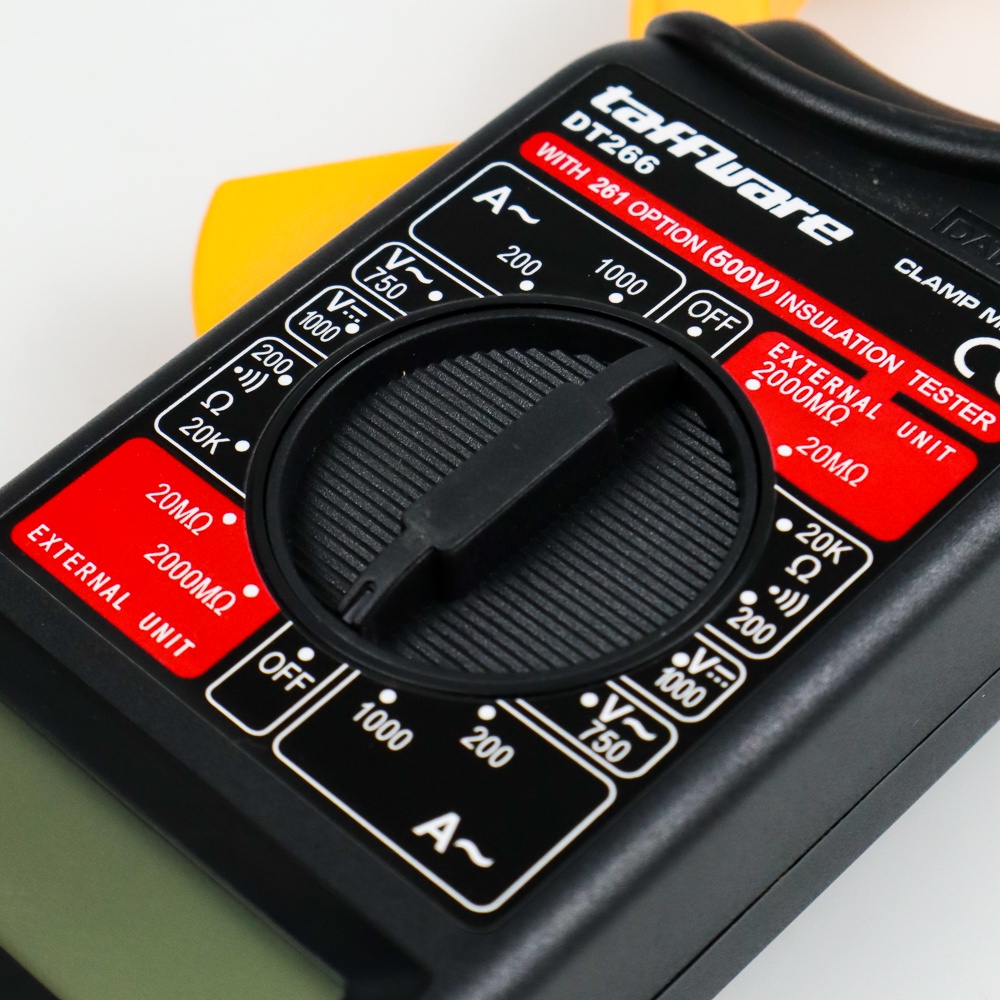 Tang Ampere Digital | Digital Clamp Multimeter - DT266 - Black