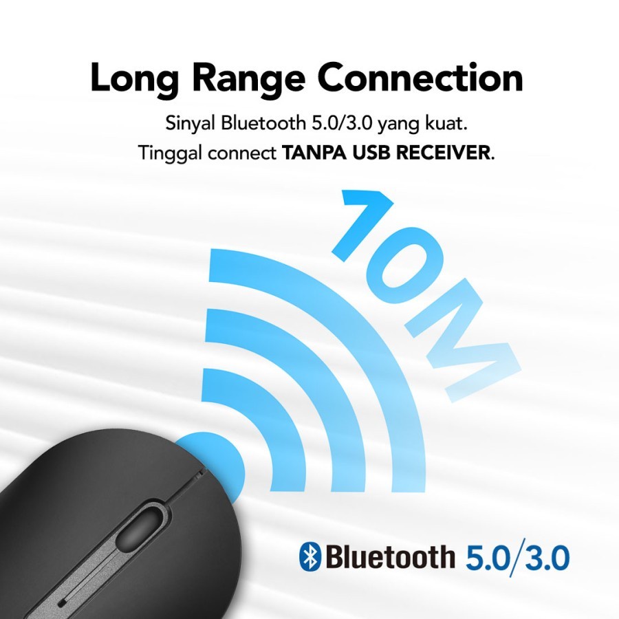 Wireless Mouse Micropack Dual Bluetooth 3.0/5.0 (MP-707B) Inspire 2