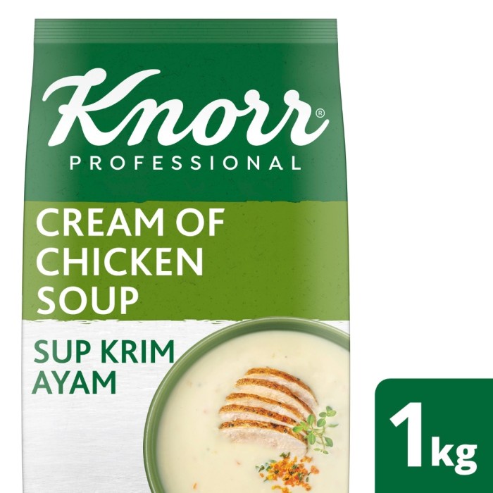 

Knorr Cream Of Chicken Soup Sup Krim Ayam 1kg