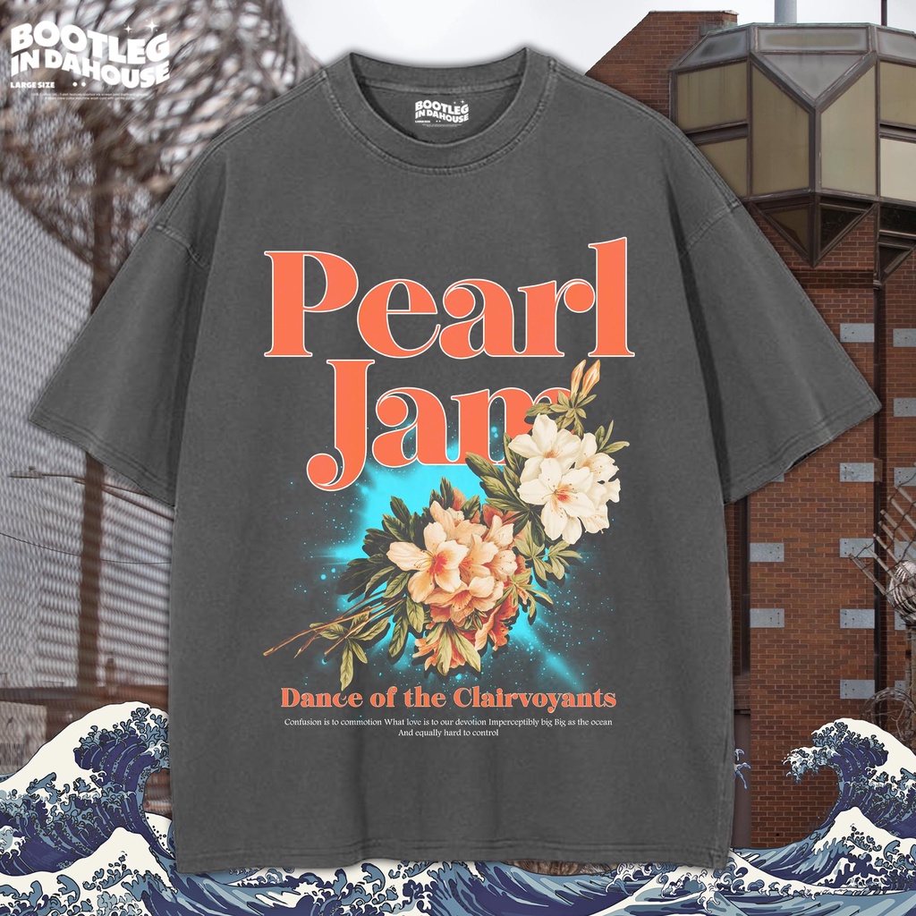 PEARL JAM Oversize T-shirt / Kaos Oversize PEARL JAM