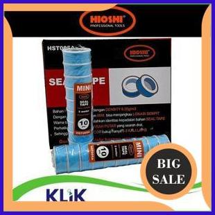 tools Hioshi Seal Tape 1/2 Inch x 3 meter Sealtape Selotip Isolasi Kran Air Pipa 140ZZ3