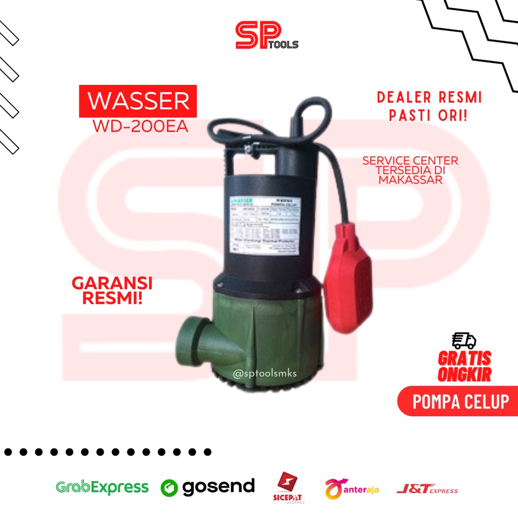 WASSER POMPA AIR CELUP SUBMERSIBLE OTOMATIS WD-200EA WD200EA WD 200 EA