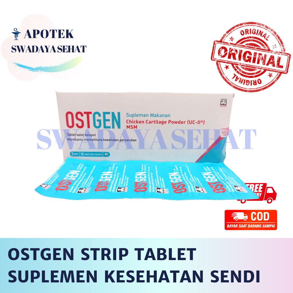 OSTGEN STRIP TABLET - Suplemen Kesehatan Sendi Chicken Cartilage