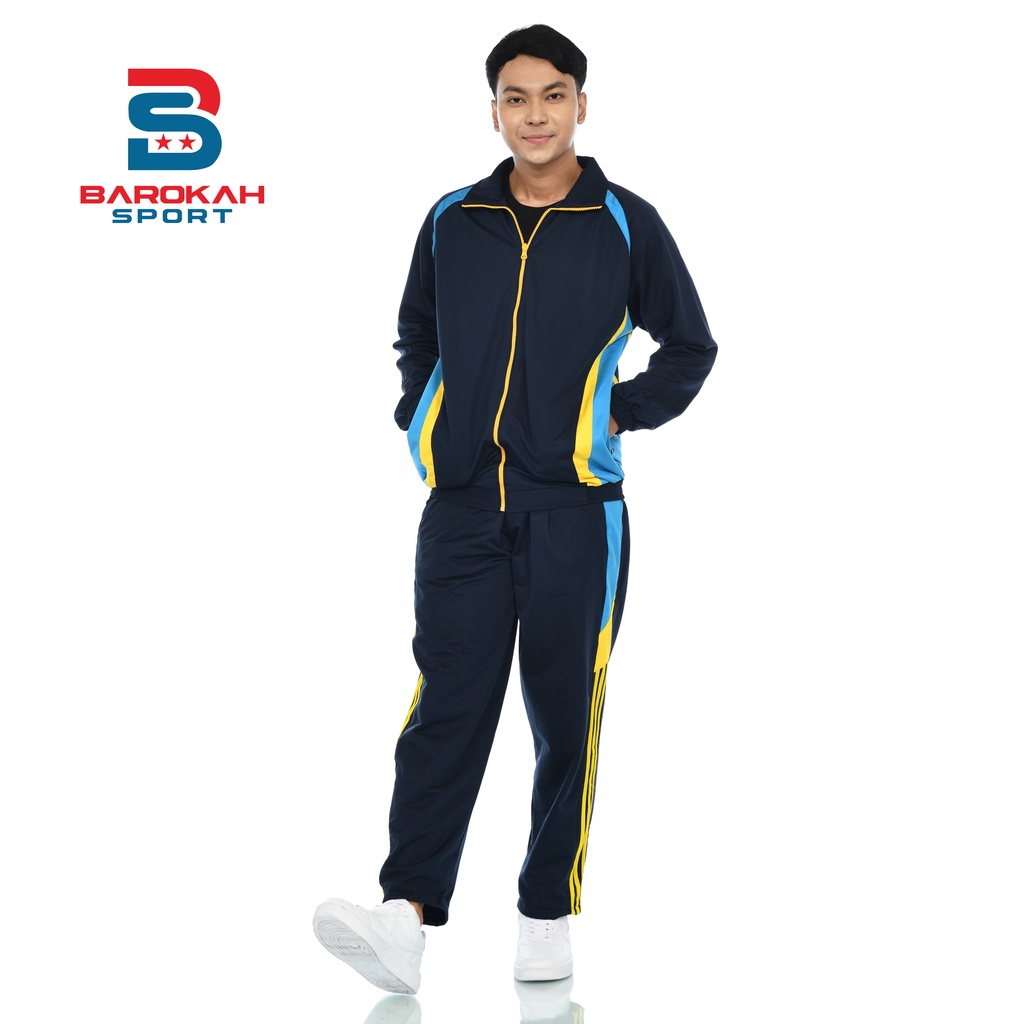 pengiriman cepat one set olahraga setelan olahraga jaket celana jaket training jaket trening celana