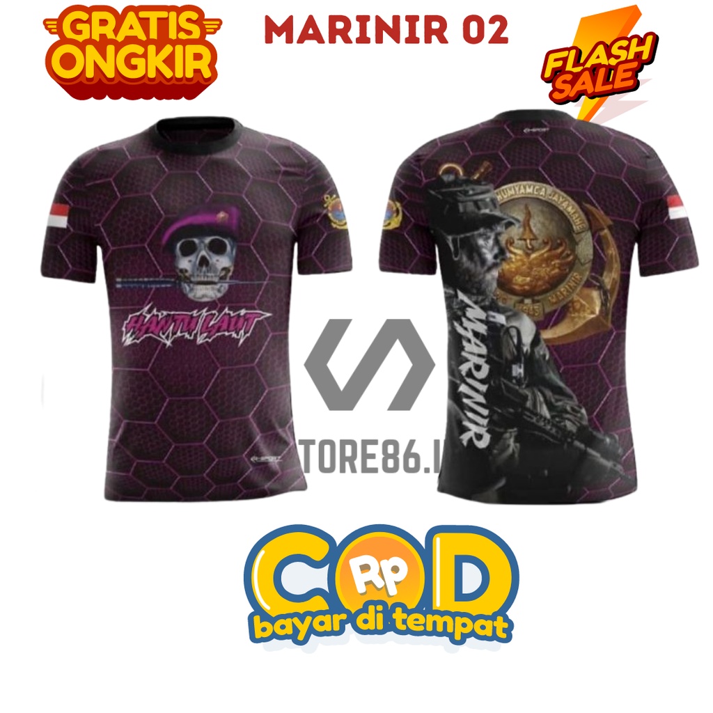 JERSEY MARINIR 02 FULLPRINT SUBLIME / KAOS MARINIR DRIFIT / JERSEY MARINIR / FULL PRINTING