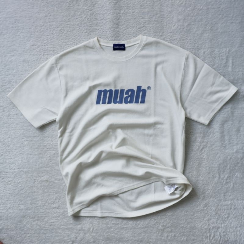 Kaos MuahMuah Broken White