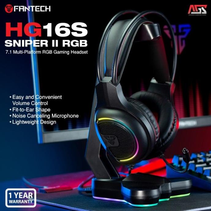 Fantech HG16S Sniper II 7.1 RGB - Gaming Headset