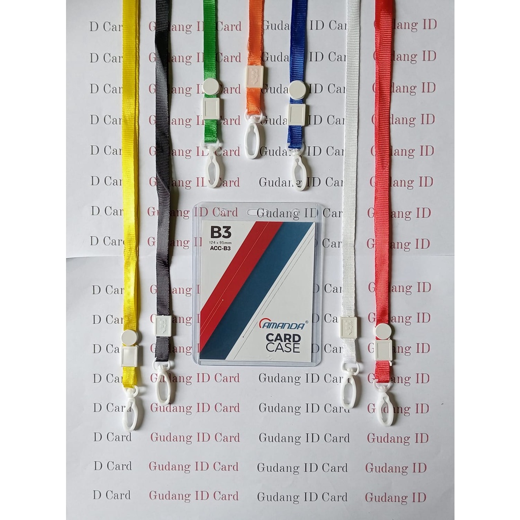 

Paket Tali Kait Plastik Kilap Impor 1CM + Card Case B3