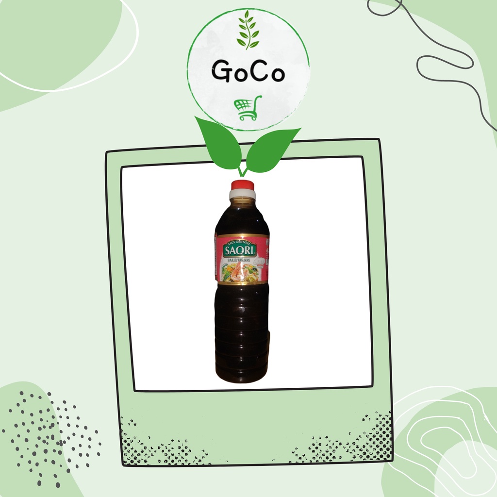 

SAORI | Saus Tiram | Oyster Sauce | Saus Oriental |1 Liter |Eco-Friendly Packaging by GoCo