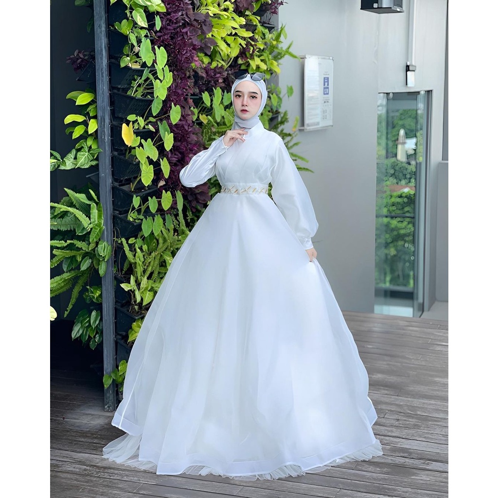 Marwa Dress in White | Wedding Dress | Ied Collection