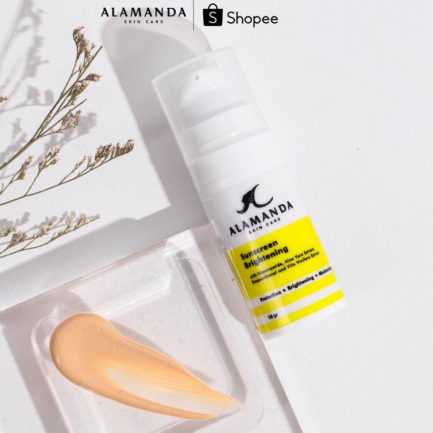 ➼ Alamanda Skincare Brightening Sunscreen ❃