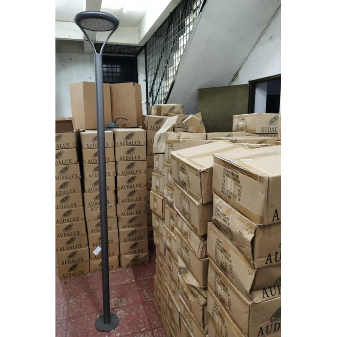 LAMPU TIANG TAMAN MODEL BULAT