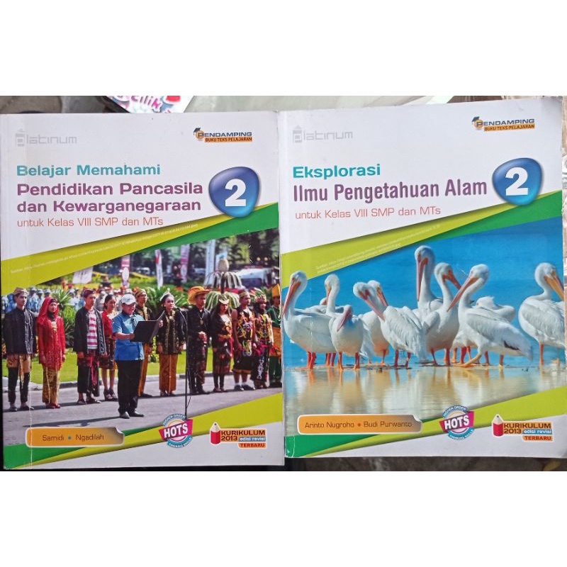 IPA, PPKN KLS 8 SMP PLATINUM (BEKAS)