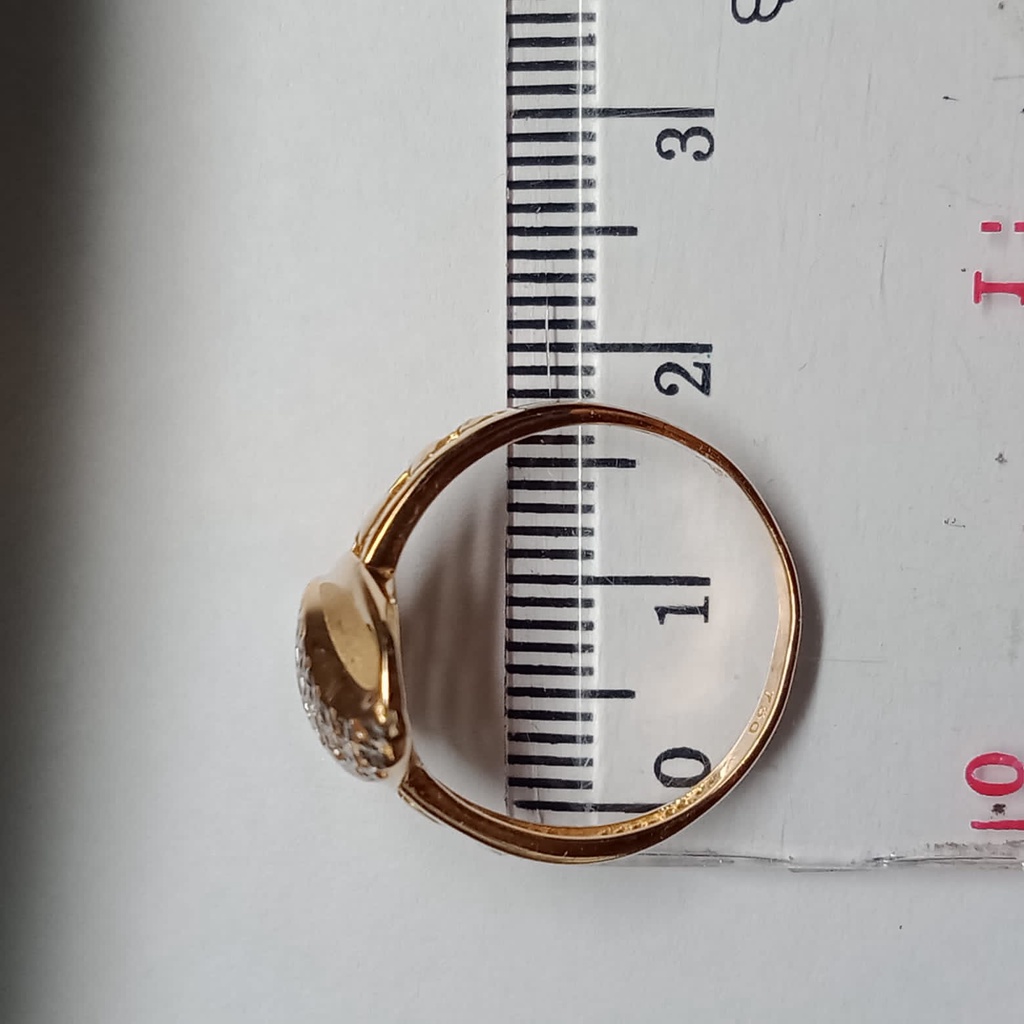 Cincin emas 17k - 2.15 gr kadar 750 - 4281