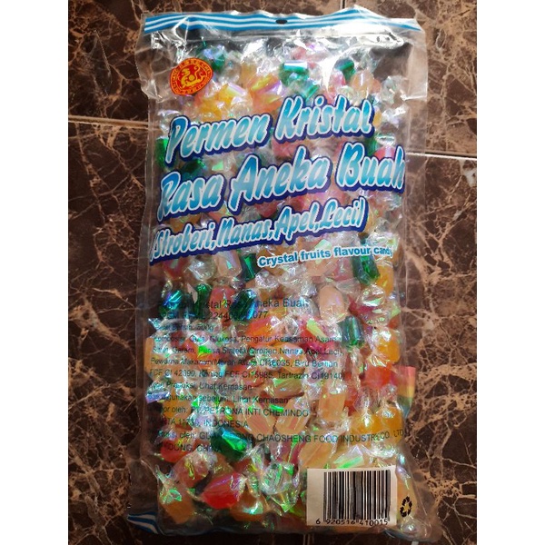 

PERMEN KRISTAL RASA BUAH BERAT 500GR