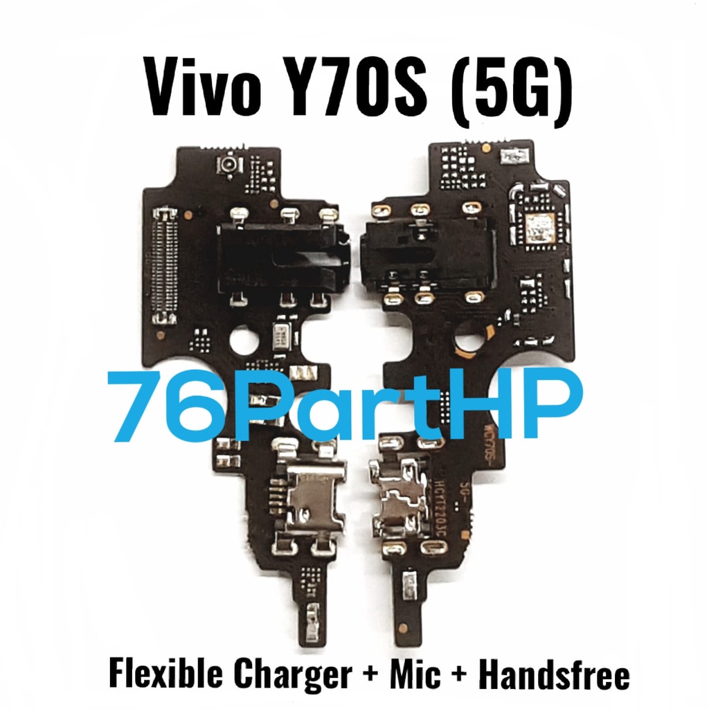 Papan PCB Connector Charger Mic Handsfree Vivo V70S 5G - Konektor Gas