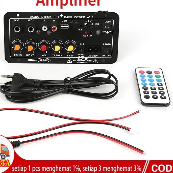 ✶ 400W Amplifier Board  Modul Subwoofer Mono Amp 120w 220v / 12v / 24v Untuk Speaker Bluetooth ➣