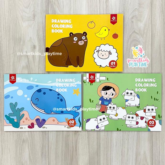 

Pinwheel Drawing Coloring Book Level Up Mainan Edukasi Anak