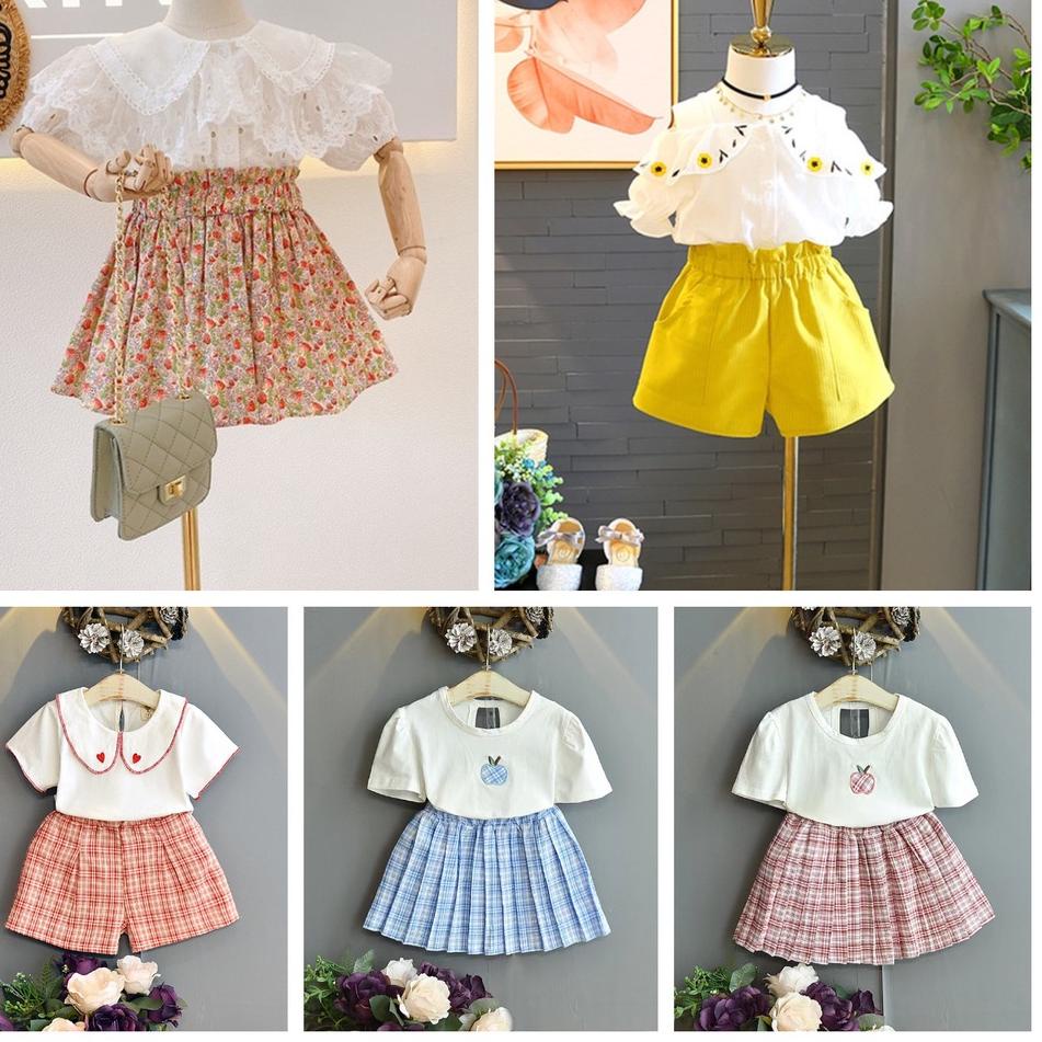 ✼ Baju Setelan Anak perempuan /set baju korea style import ♧
