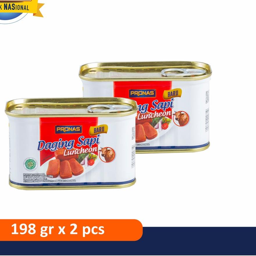 

۩ Pronas Luncheon Sapi 198 g kemasan bundling 2 pcs ✻