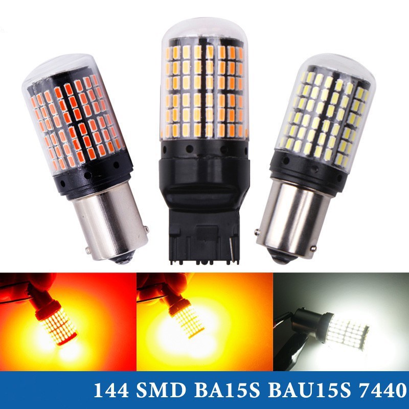 Lampu LED Sein T20 144 LED 2pcs / Lampu LED Rem T20 144 Super Bright