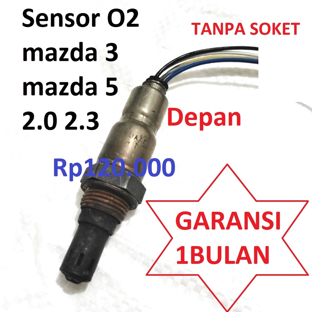 sensor Oxygen Oksigen O2 mazda 3 5 L3TF188G1 depan NTK UAA0001-HD005 LFBL-188G1 PREMACY co2 copotan asli ori original