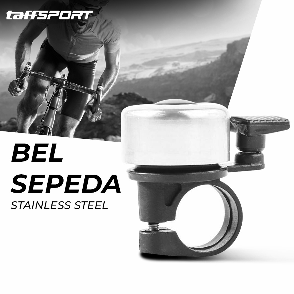 Bell Sepeda Stainless Steel Safety Cycling Horn - CQC - 7RSE0TSV Silver