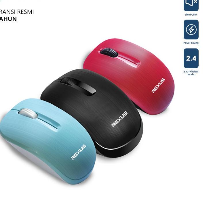 ✷ Mouse Wireless Silent Rexus Q10 Office Mouse ✭