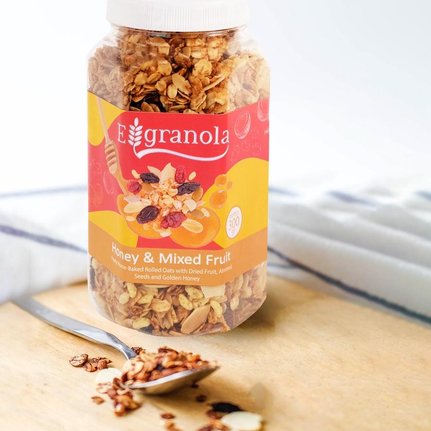 

☊ El Granola Mixed Fruit 300 Gr / Healthy Snack / Sereal ➱