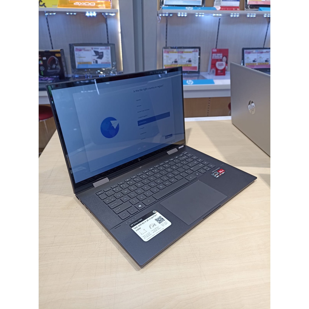 LAPTOP HP ENVY X360 15 AMD RYZEN 5 5500U 8GB 1TB RADEON 7 15.6&quot; FHD TOUCH WINDOWS 11 HOME
