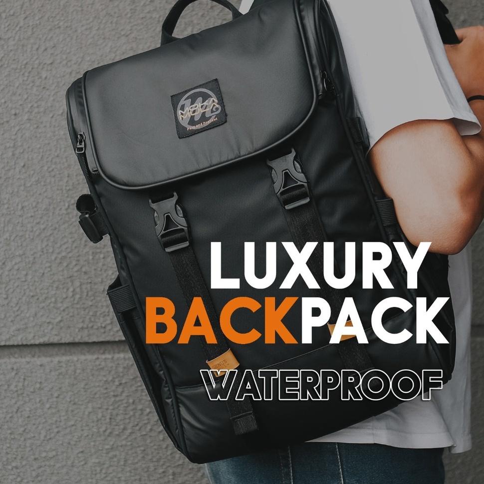 TERLARIS Backpack Pria Waterproof Tas Ransel Laptop Original - Genus Pro2 Mokamula