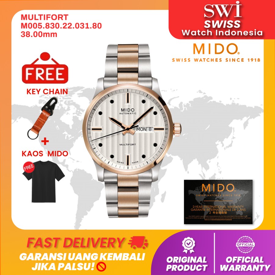 Jam Tangan Pria Mido M005.830.22.031.80 Multifort Automatic