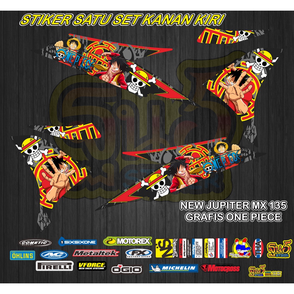 STRIPING DECAL STIKER VARIASI NEW JUPITER MX 135 ONE PIECE