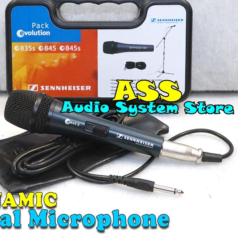 ☻ Mic Kabel E 845 Ada Saklar / Microphone Cable SENNHEISER E-835 Tanpa On-Off / Mic Dynamic E-835 E8