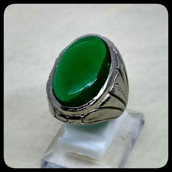 Batu Cincin  BATU AKIK PERMATA ZAMRUD BIRON BIG SIZE HIJAU MEMPESONA PALING MURAH  PGS862