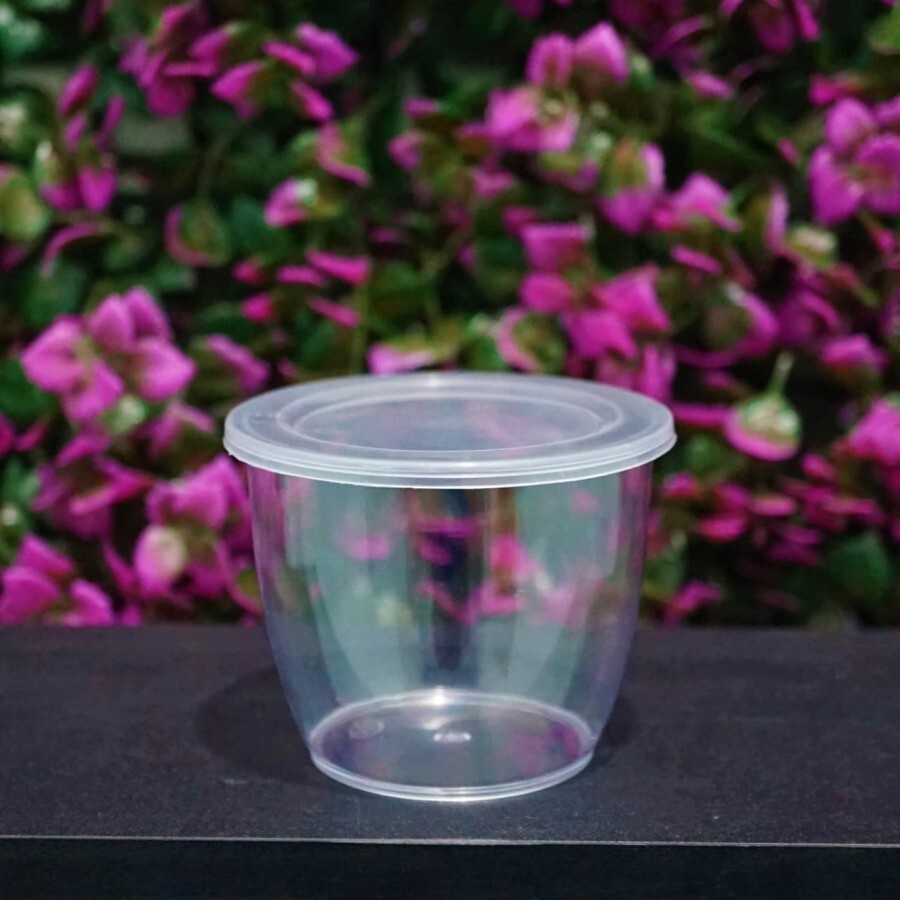 Cup Akrilik 150 ml - dessert cake - puding - jelly - isi 25 pcs