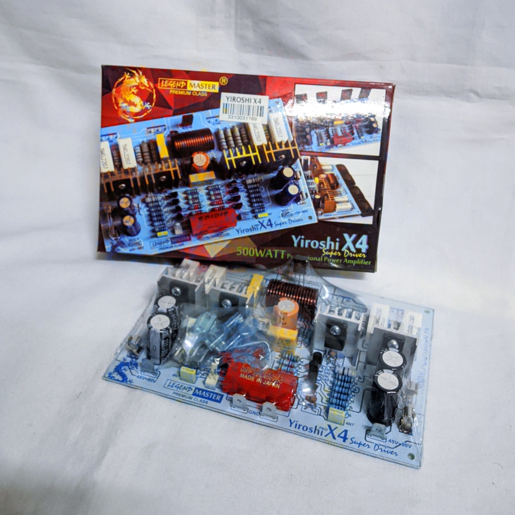Kit Power Amplifier YIROSHI X4 500Watt Mono LEGEND MASTER